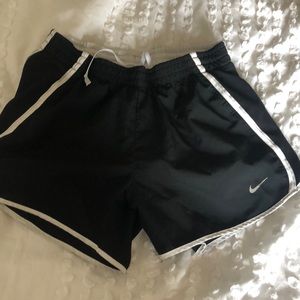 black nike shorts
